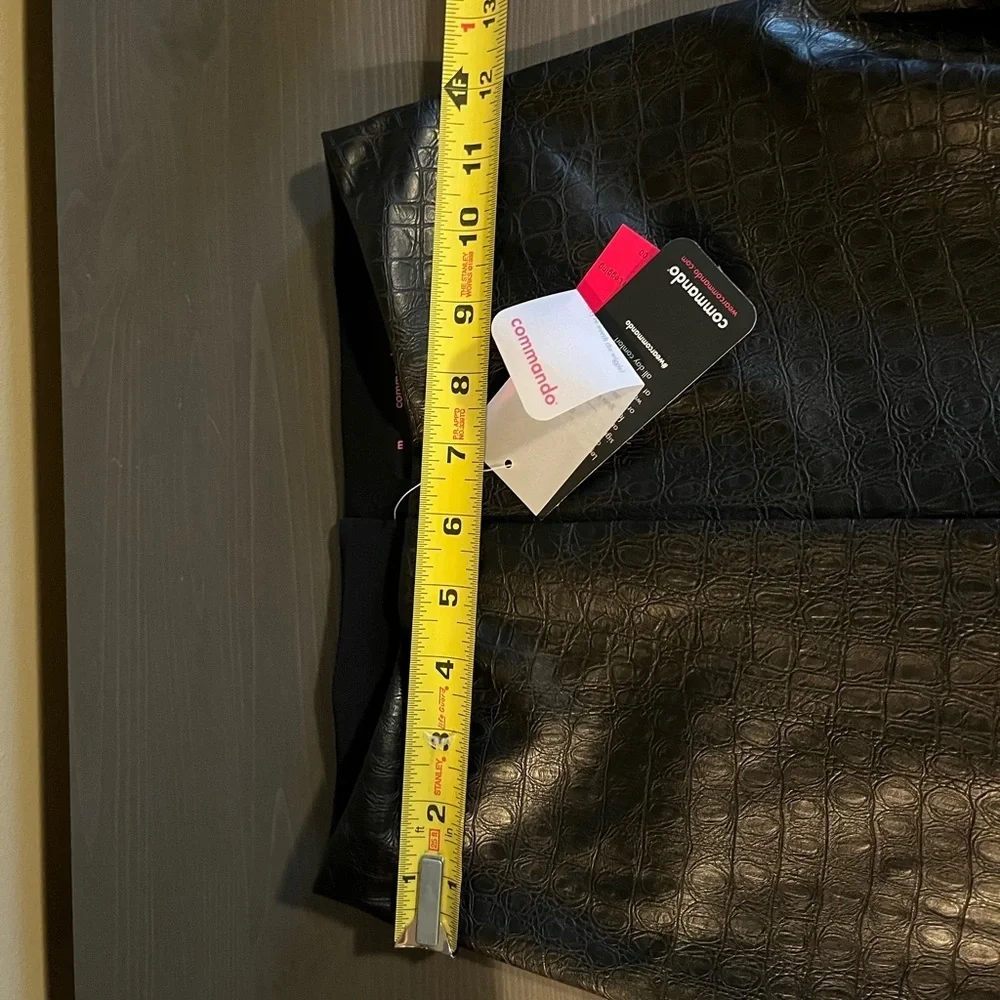 Commando Faux Leather Animal Print Leggings NWT - Picture 10 of 12